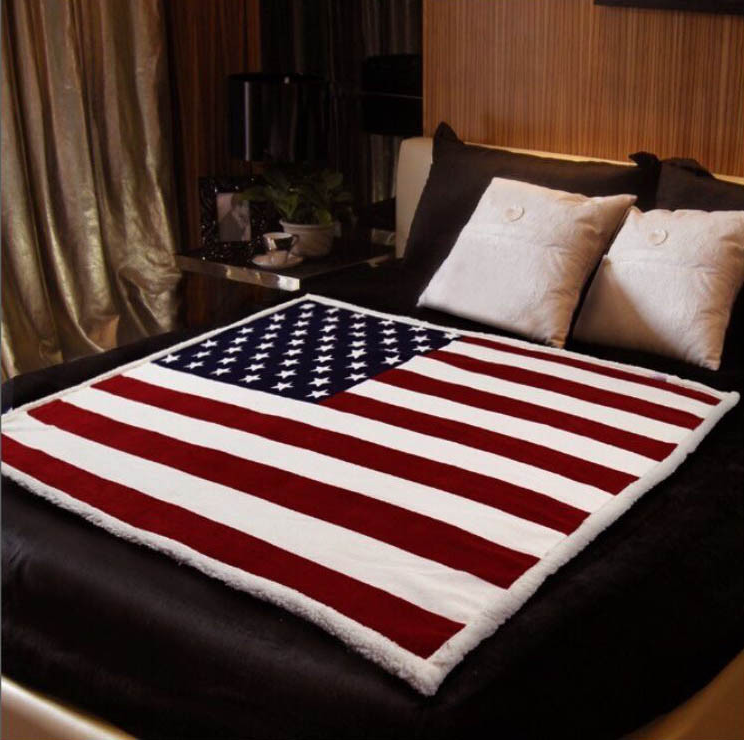 American Flag Blanket